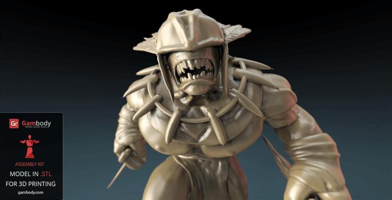 Bloodseeker Strygwyr 3D Printable Model | Static Figure