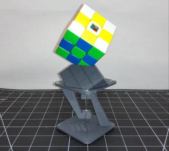 Tensegrity Rubik's Cube Stand