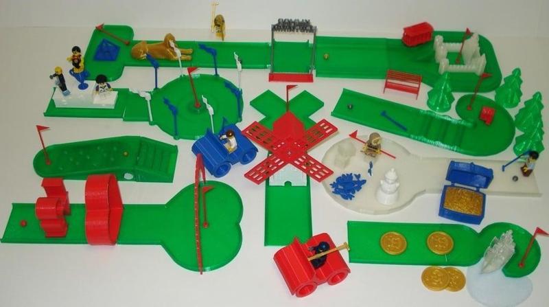 GOLF-IN-MINIATURE : The Desktop 18 Hole Miniature Golf Course