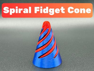 Spiral Fidget Cone