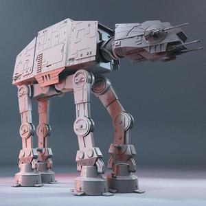 AT-AT Walker STL files for 3D Printing | Assembly Model