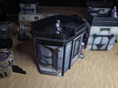Sci-Fi Building Ladder Variant Wargaming Terrain