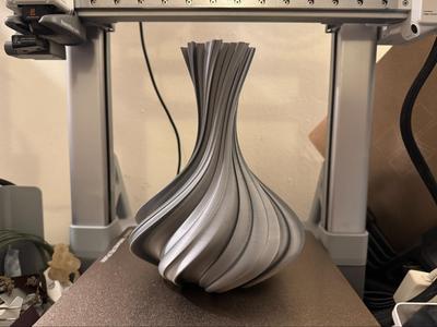 "Ocean Decanter" Contemporary Spiral Vase