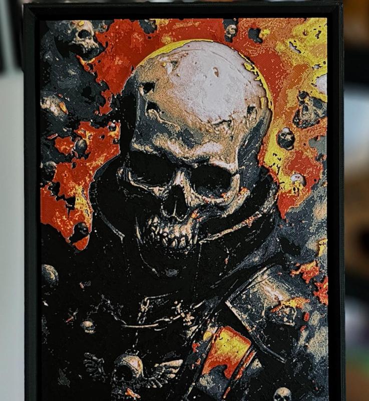 Chaos Marine - Warhammer 40K (HueForge)