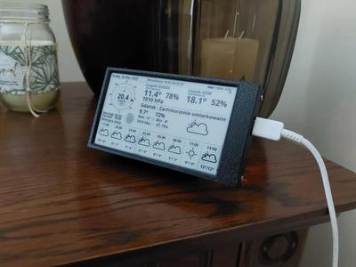 Lilygo T5 4.7" V2.3 E-Paper display case   