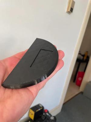 Sanding Taco for 5" circular sanding pads w/ recessed velcro pockets   