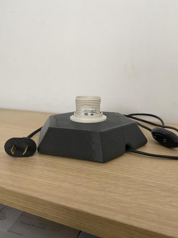 Free E27 Hexa Base for Table Lamps