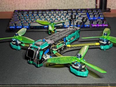 GEPRC Mark5 Camera, GPS, VTX & Antenna Custom Mounts