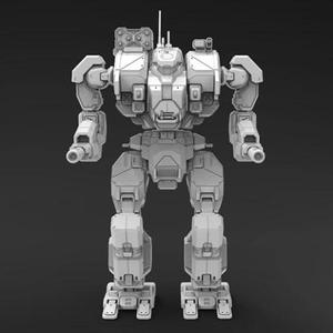MWO Warhammer STL files for 3D Printing | Assembly Model + Action