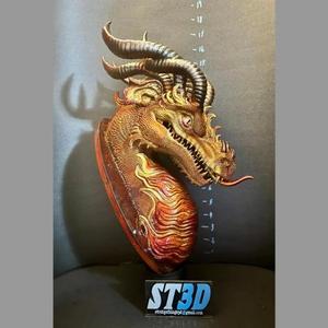 Wall Mount Dragon Head Trophy