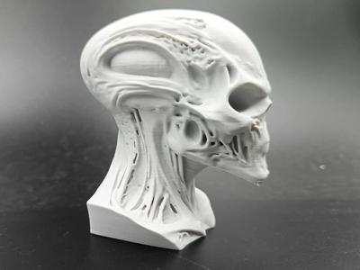 Alien Horror Biomech Bust