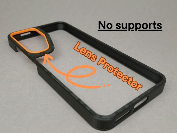Samsung S25 minimalist case with lens protecor