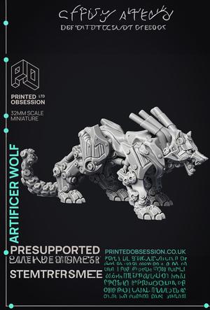 Artificer wolf - 2 Models - PRESUPPORTED - 32mm scale 