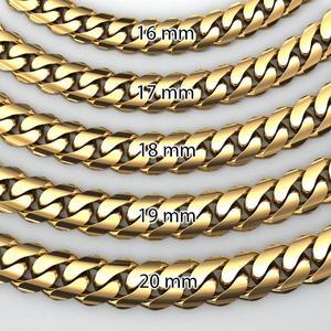 5 SIZE MIAMI CUBAN LINK PONG SET FOR BRACELET OR NECKLACE 3D Model Collection