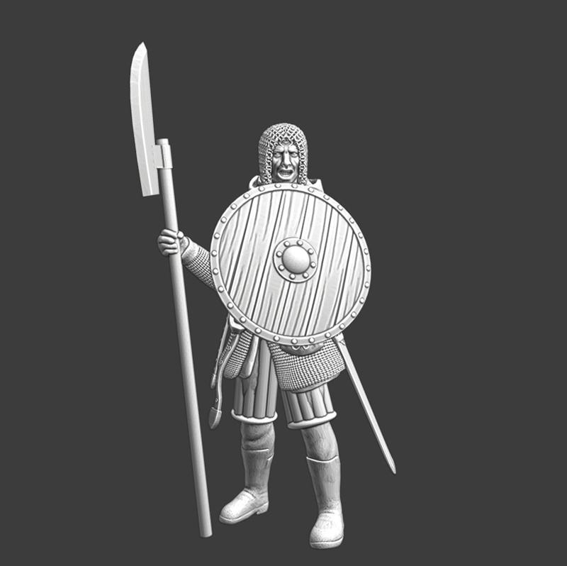 Medieval camp guard - Crusader Army
