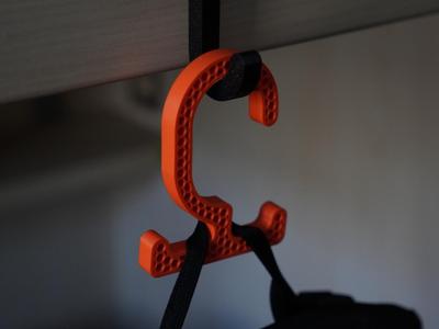 Lightweight Closet Rod Backpack Hook - 18g