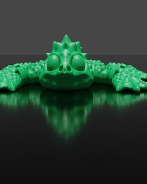 Articulated Lizard / Dragon Flexi - Support free - Print in Place
