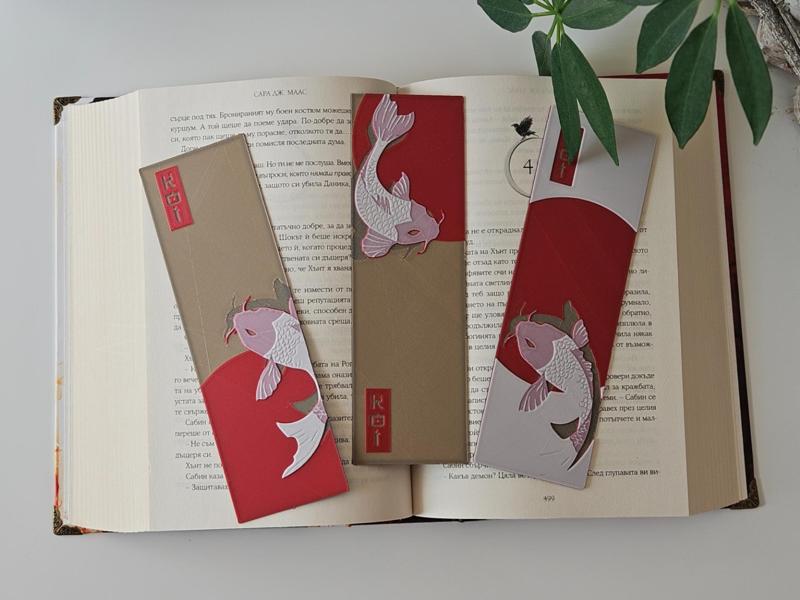 Koi Fish - Bookmarks set