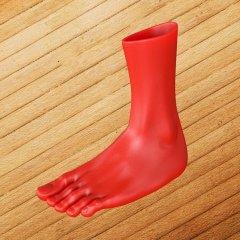 Hyper Realistic Woman's Foot Vase