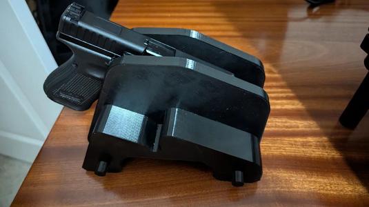 Handgun Pistol Storage Rack Shelf   