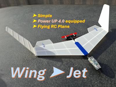 Smartphone-controlled aircraft "WingJet"