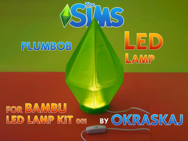 The Sims Lamp- PLUMBOB for Bambu LED Lamp Kit 001 