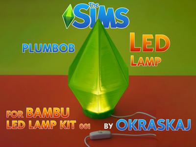 The Sims Lamp- PLUMBOB for Bambu LED Lamp Kit 001 
