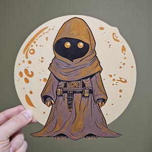 Star Wars (Inspired) "Teeny-Tiny Utinni" HueForge Jawa