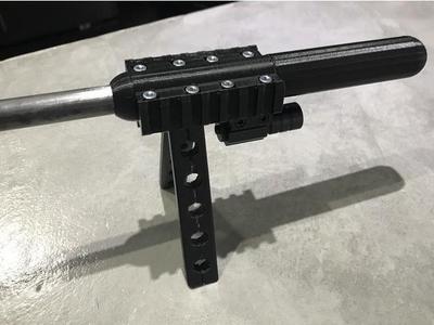 Triple Weaver Rail with Silencer Dummy