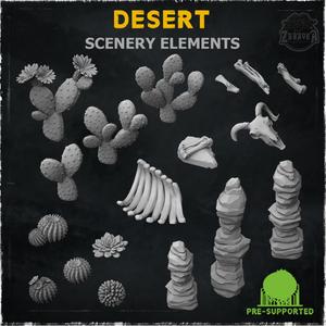 Desert (Scenery Elements) - Wargame Bases & Toppers 2.0
