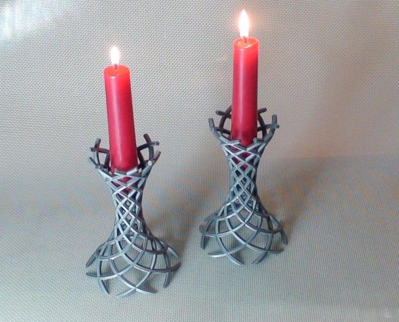 Wormhole Candle Holders