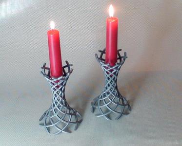 Wormhole Candle Holders