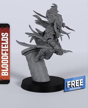 Elesar Painsinger - With Free Dragon  - 5e DnD Inspired for RPG and Wargamers