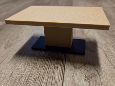 Playmobil rectangular dining table central foot