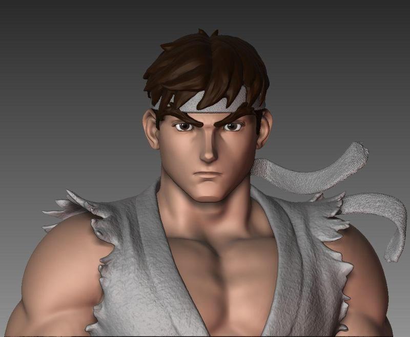 Street Fighter Ryu Alpha Headsculpt - Jada Toys Sh Figuarts