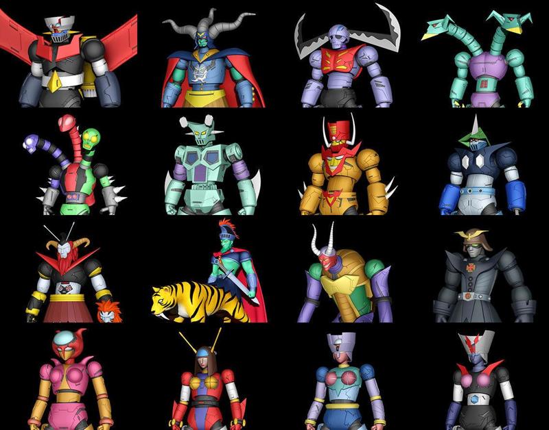 Mazinger Z and Mechanical Beast Collection