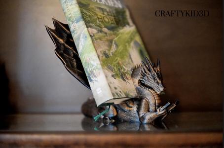 Book Wyrm Display (Book & Tablet Version + Bonus Model)