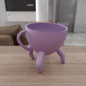 3D Finger Cup Planter with 3D Stl Files and Ready to Print & Desk Planter, 3D Printed Decor, 3D Printing, Gifts, Planter Indoor, 3D Planter