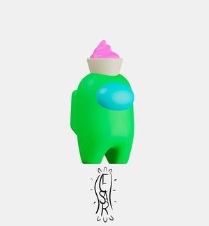 Among Us Cupcake/ support free!