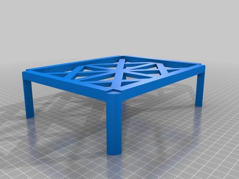 Stackable router/modem rack