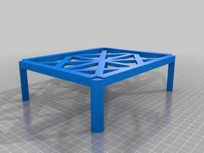 Stackable router/modem rack