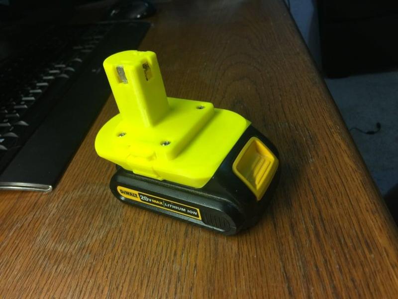  Dewalt Lithium 20VMax to RYOBI One+ 18 volt Adapter 