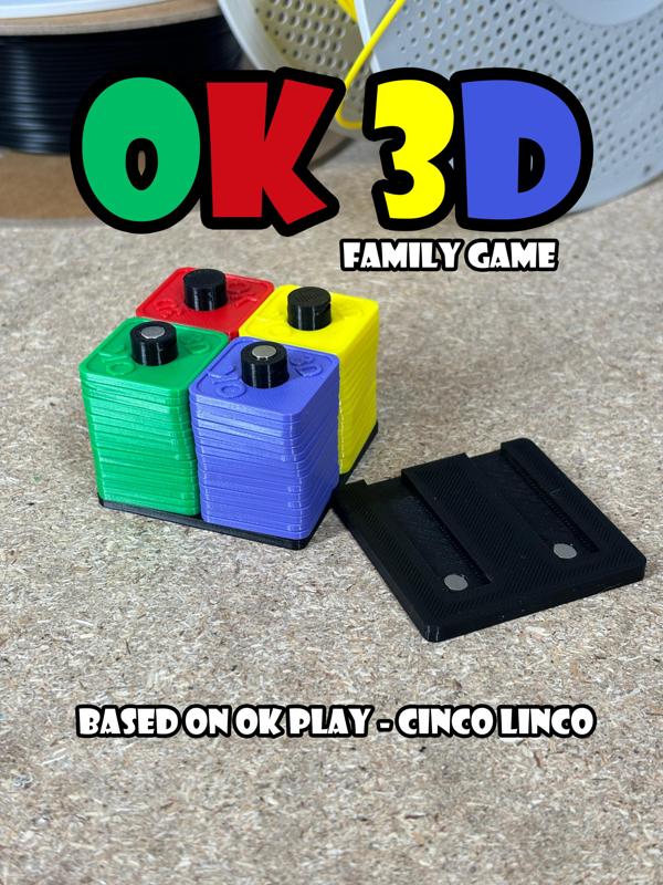 OK3D - Family game - Based on OK play & Cinco Linco