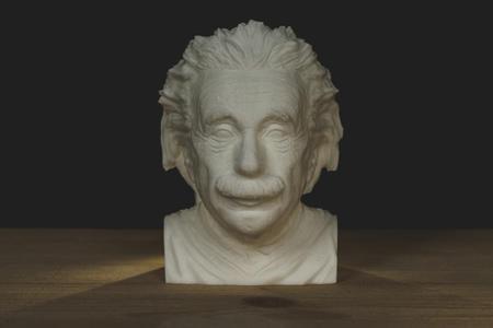 Albert Einstein Bust lite without shoulders