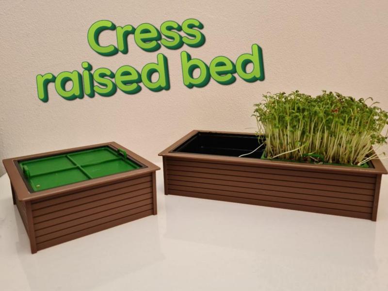 Cress raised bed