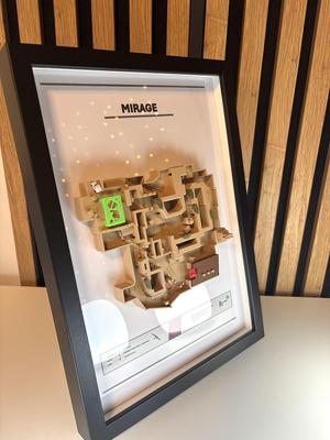 3D Printed Gaming Map "Mirage" - Inspired by Counter Strike