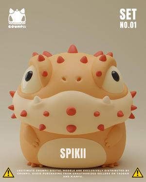Grumpii 3D Printable Art Toy - Chubbii Series - Set 1