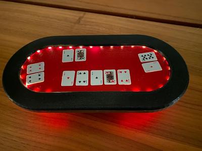 Miniature poker table   