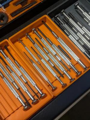 Gridfinity 2x3 Precision Screw Driver Organizer   