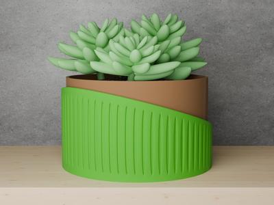 Self watering plant pot - Luca